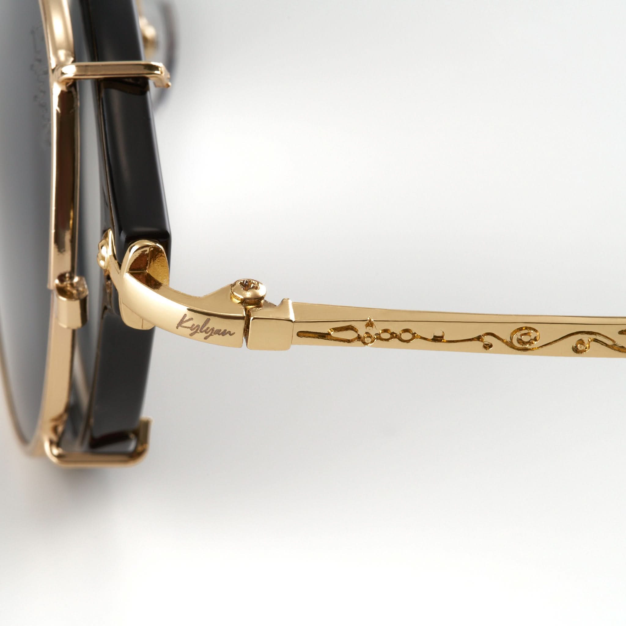 Χρυσά Φορητά Πολωμένα Ηλιακά Γυαλιά