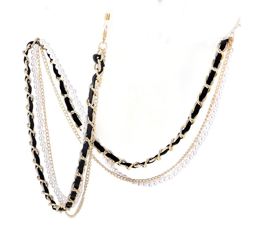 Αλυσίδα για γυαλιά με μαργαριτάρια Kylyan