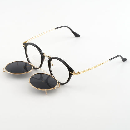 Χρυσά Φορητά Πολωμένα Ηλιακά Γυαλιά